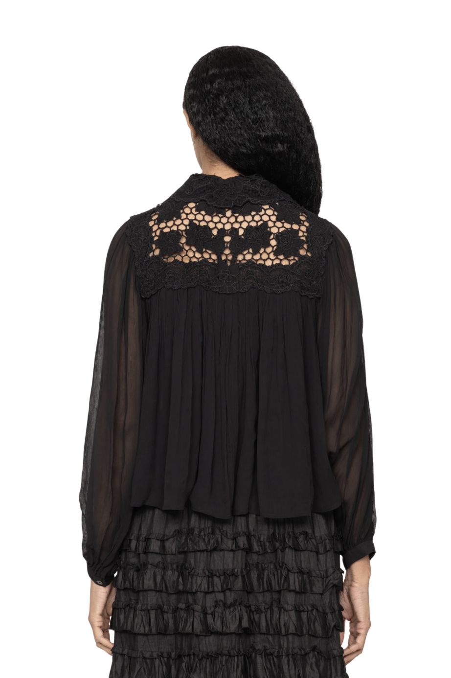 Sea-NY Daphne Lace Blouse