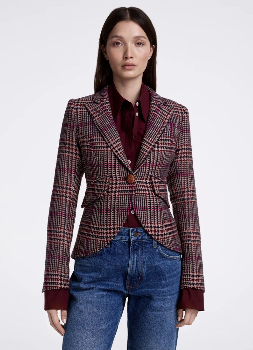 Smythe One Button Blazer