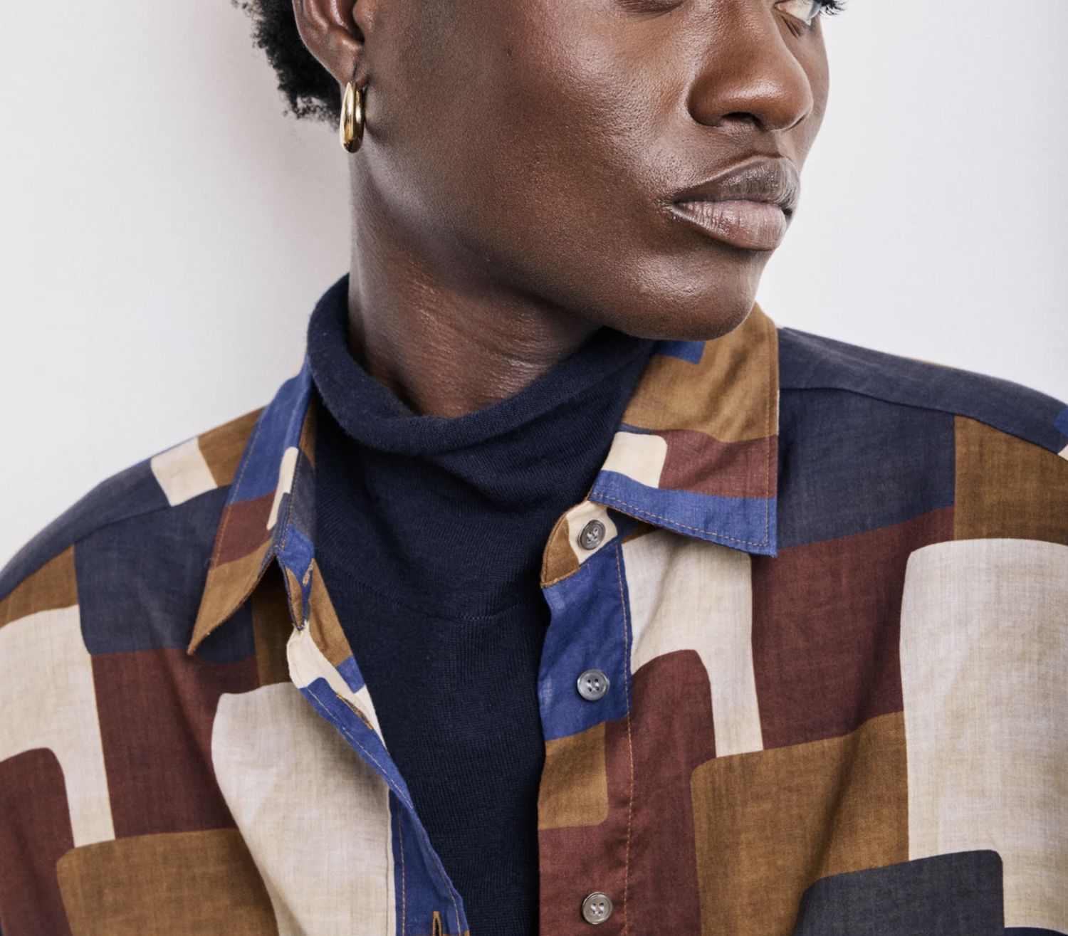 Hartford Cinema Block Print Blouse