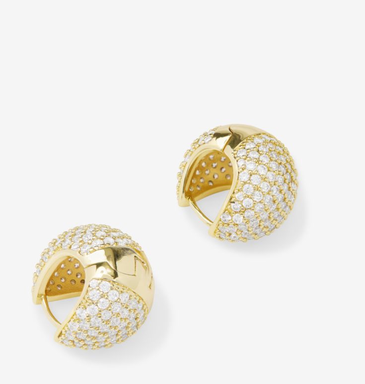 Melinda Maria Norah Pavé Earrings