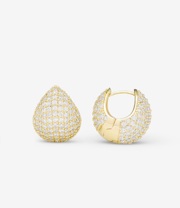 Melinda Maria Norah Pavé Earrings