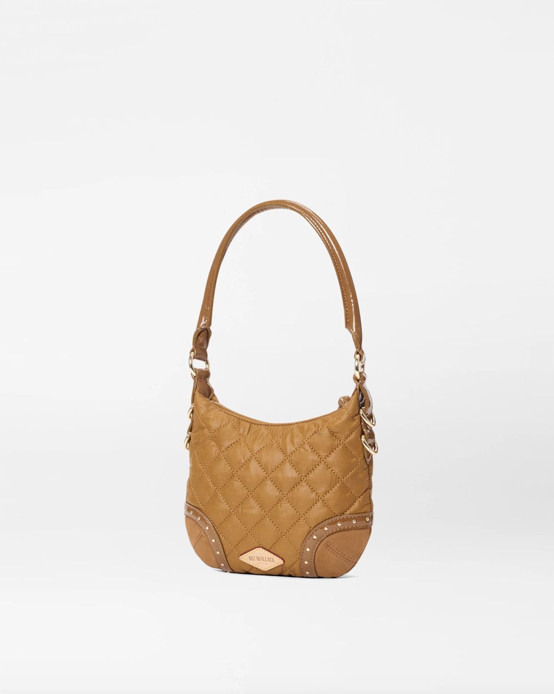 MZ Wallace Mini Stud Crosby Sienna Bag