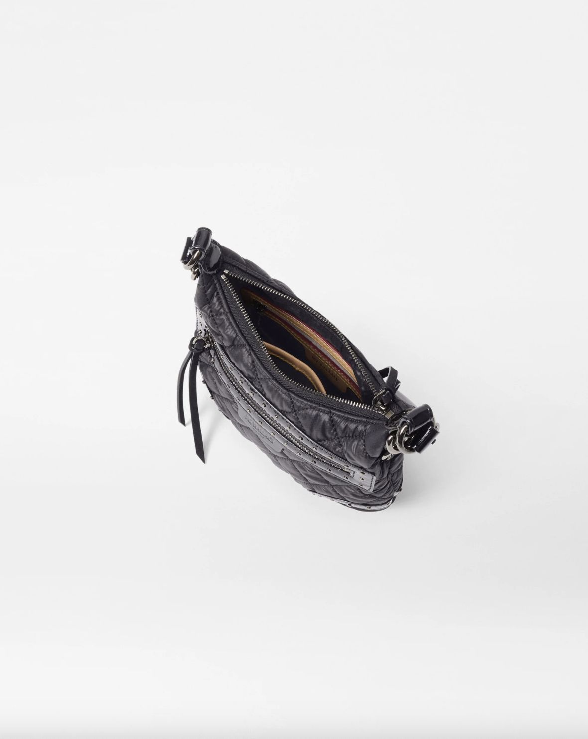 MZ Wallace Mini Stud Crosby Sienna Bag