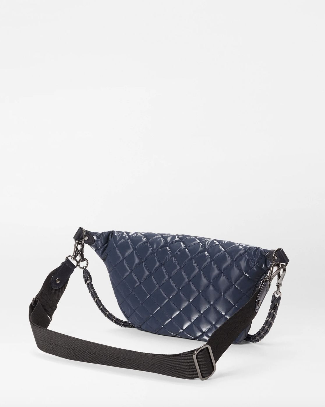 MZ Wallace Small Crosby Crossbody Sling Bag in Ink Liquid