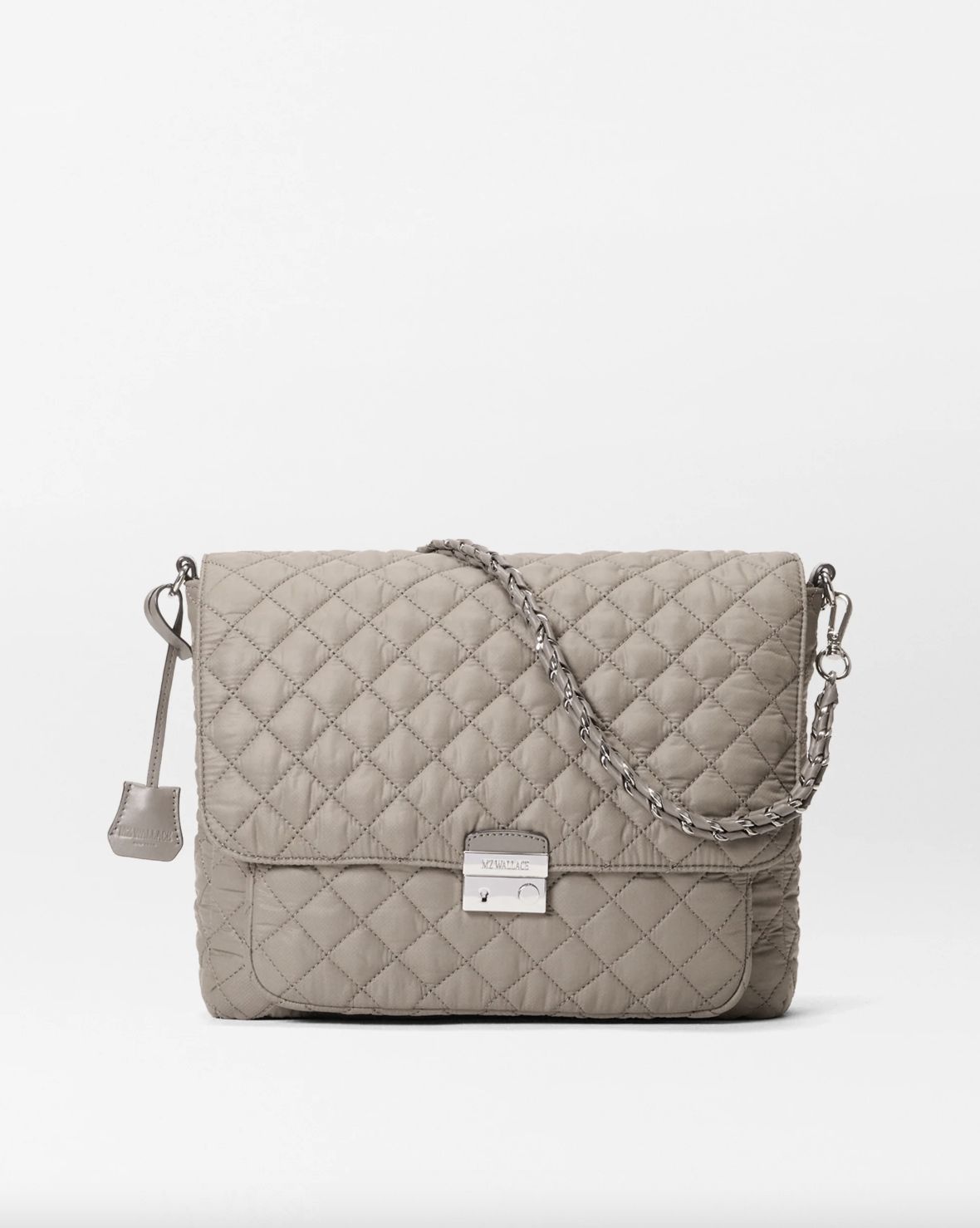 MZ Wallace Large Crosby Lock Crossbody in Morning Dove