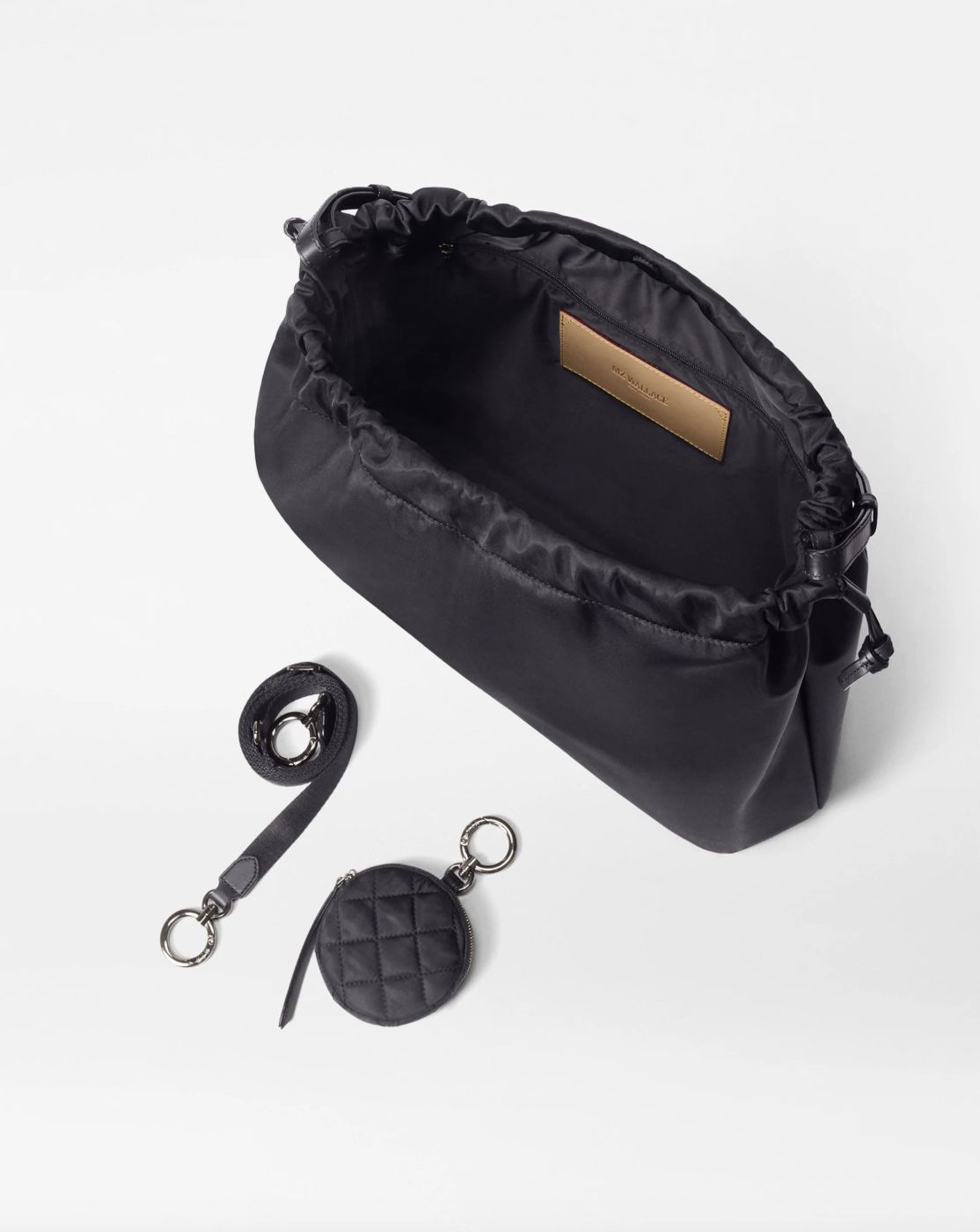 MZ Wallace Waverly Shoulder Bag in Black