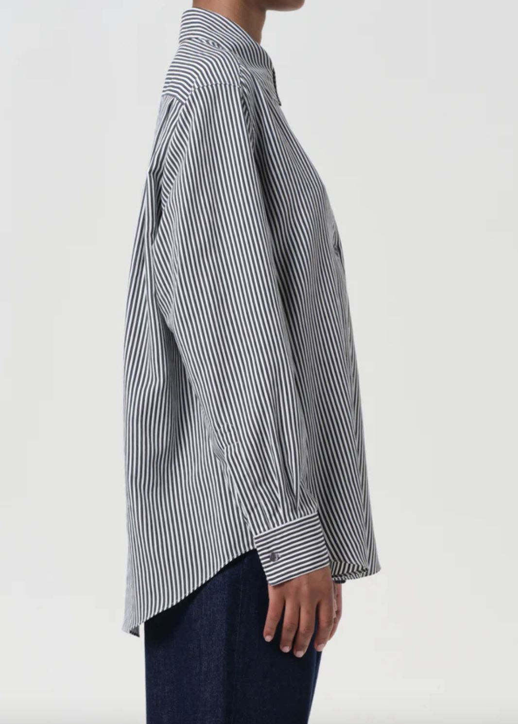 Agolde Aris Shirt in Solen Stripe