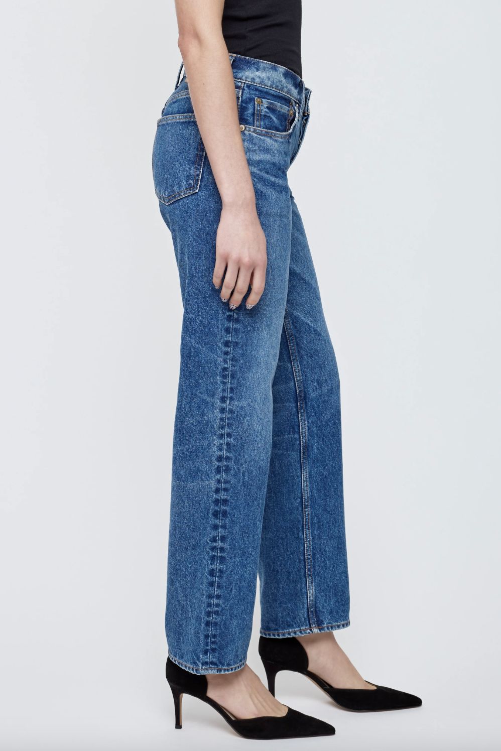 Moussy Philadelphia Low-Rise Straight Jean