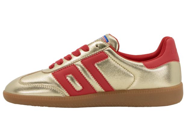 Back 70 Cloud Sneaker in Gold/Red