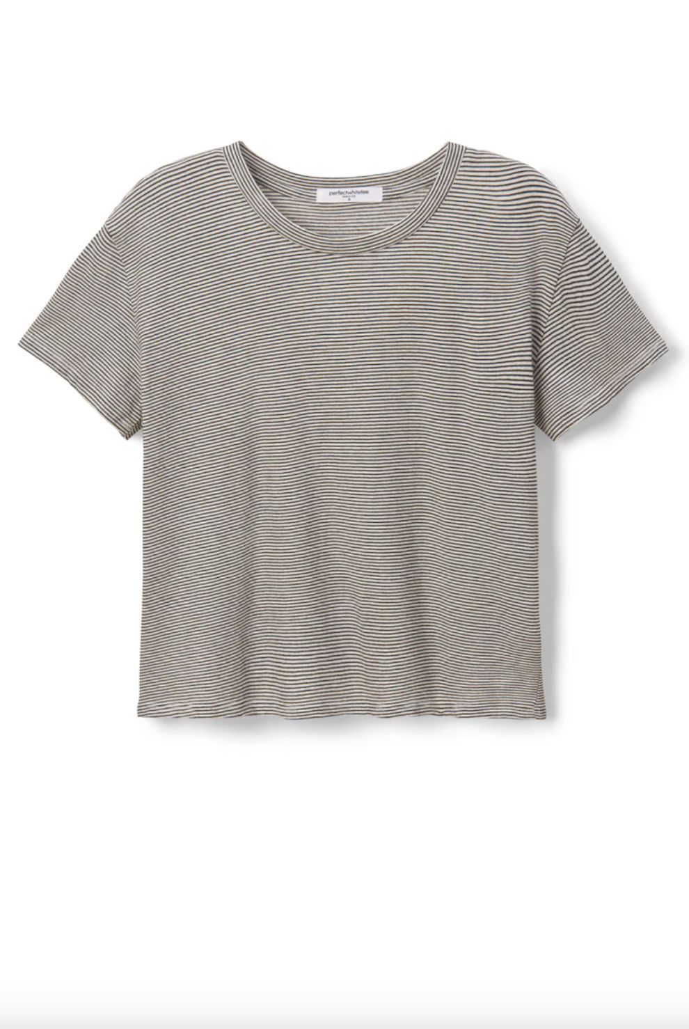 Perfect White Tee Harley Stripe Tee