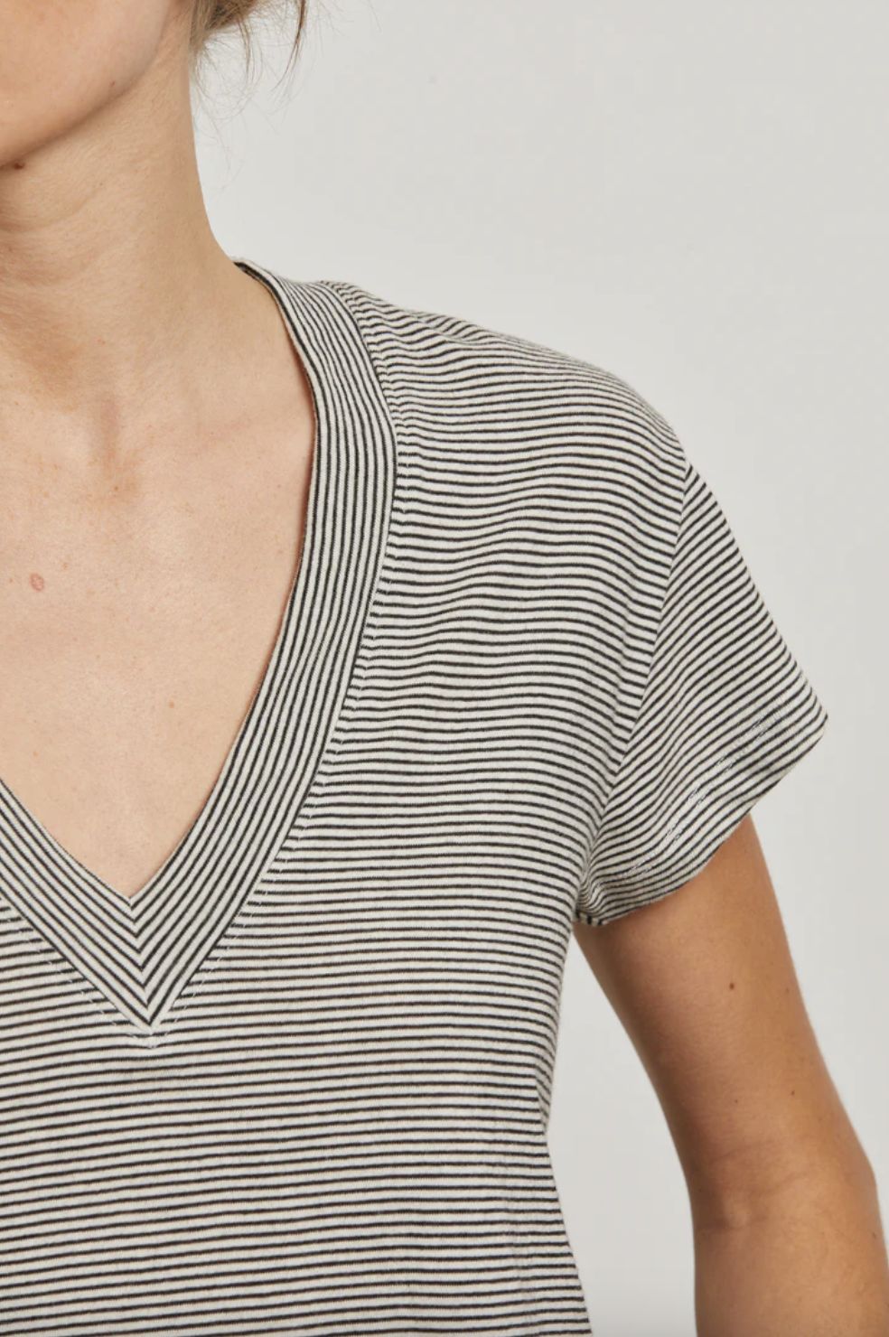 Perfect White Tee Rosie Stripe Tee