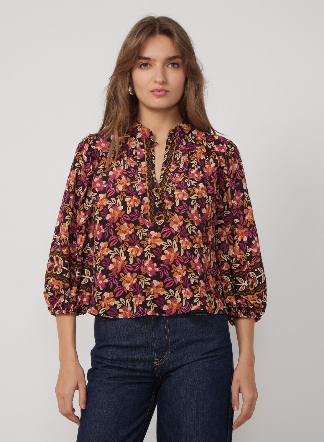 Gilner Fararr Bethany Blouse in Autumn Trails