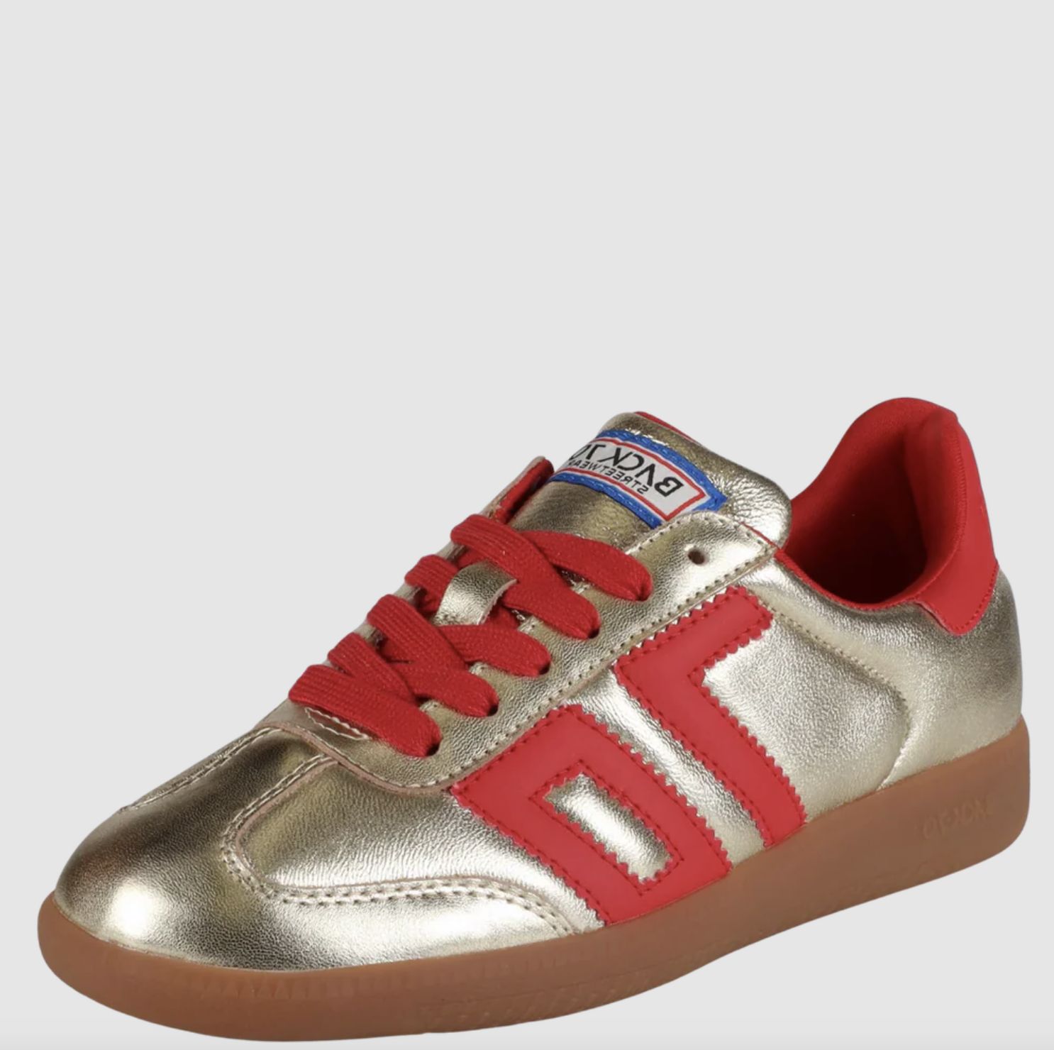 Back 70 Cloud Sneaker in Gold/Red