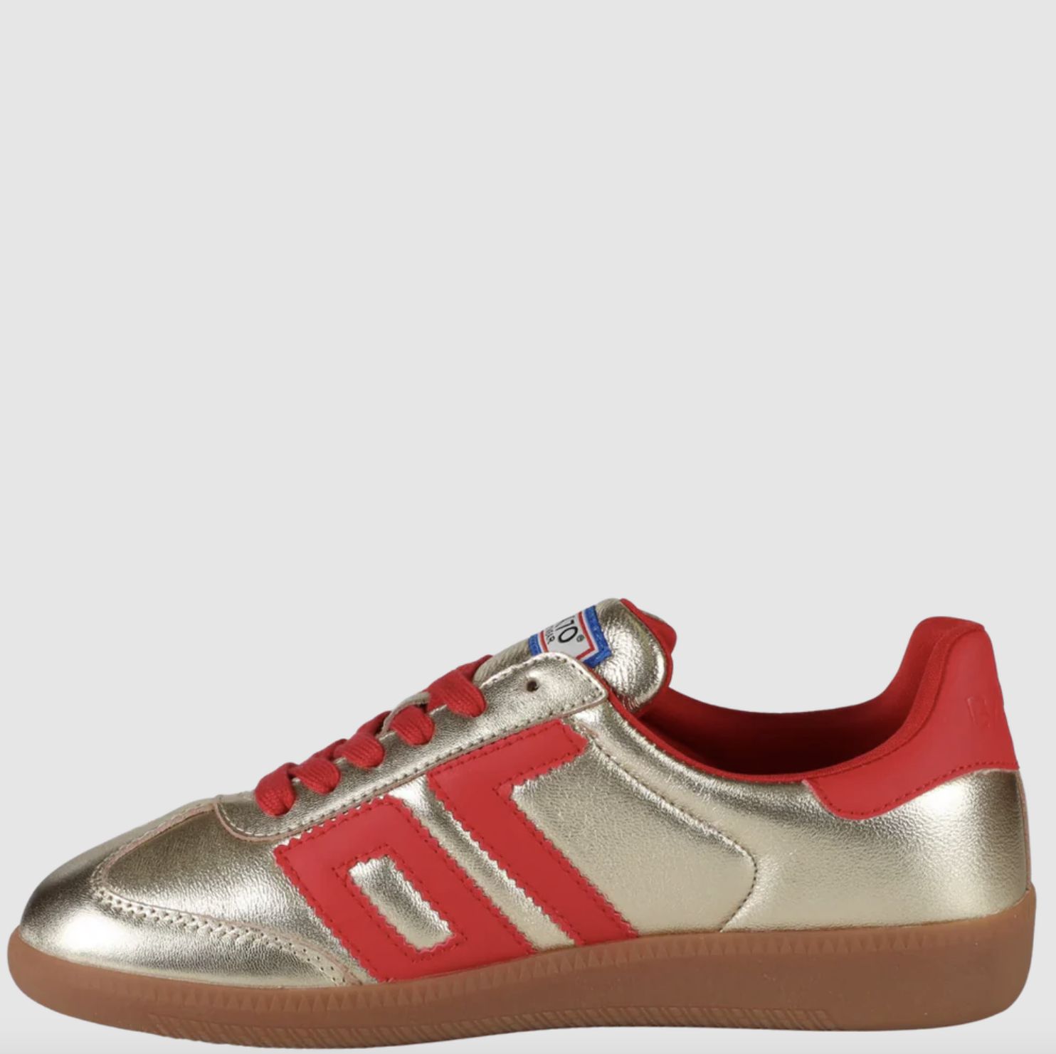 Back 70 Cloud Sneaker in Gold/Red