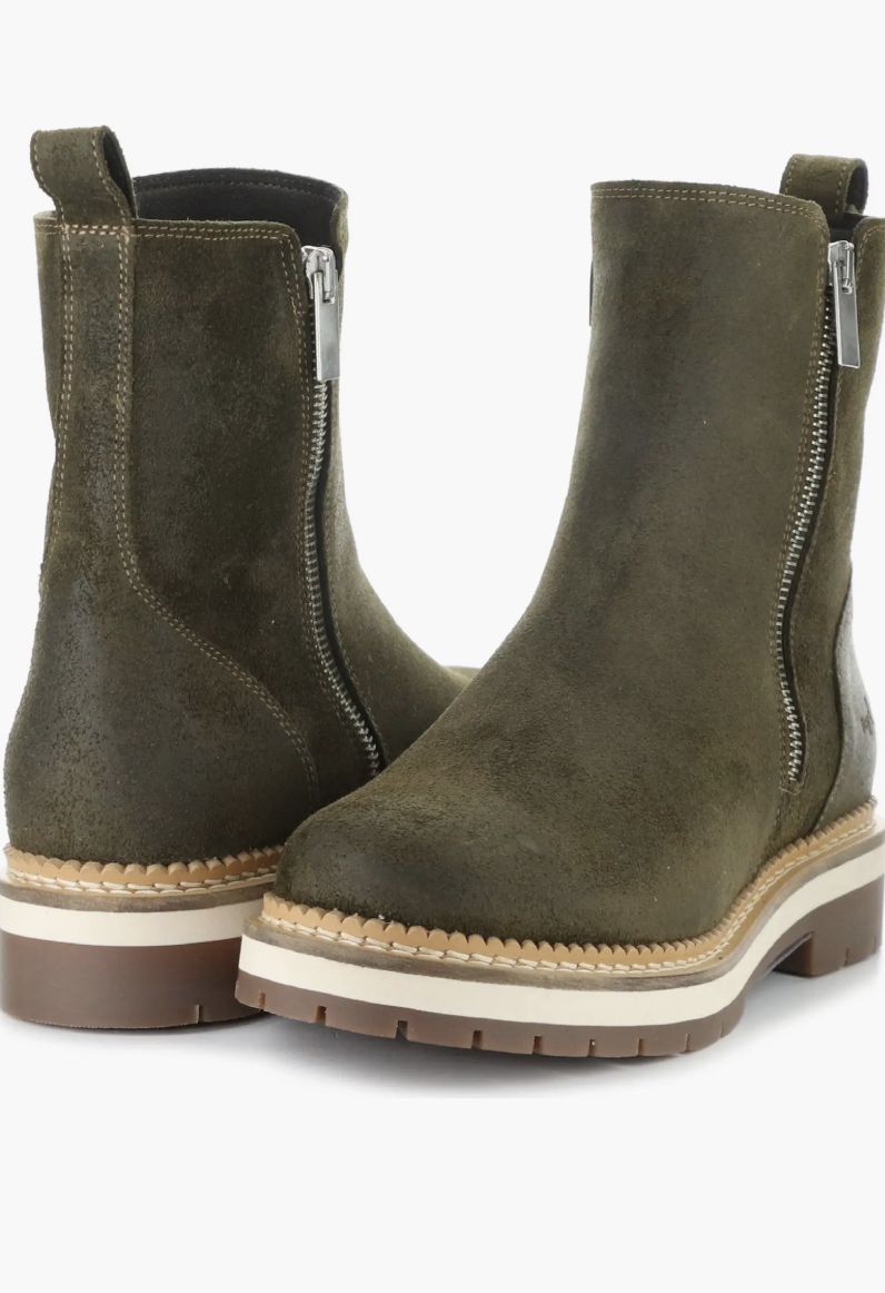 Bos &amp; Co Among Suede Boot in Olive