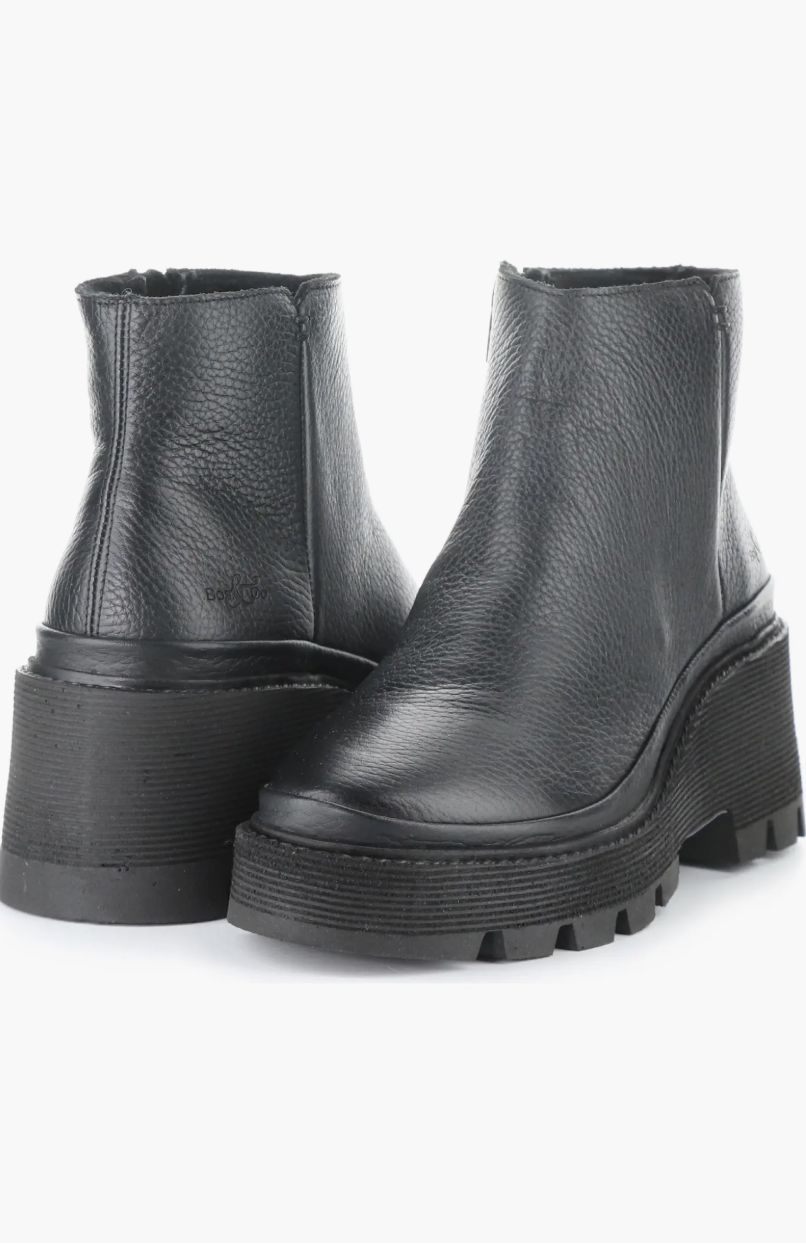 Bos &amp; Co Gais Boot in Black