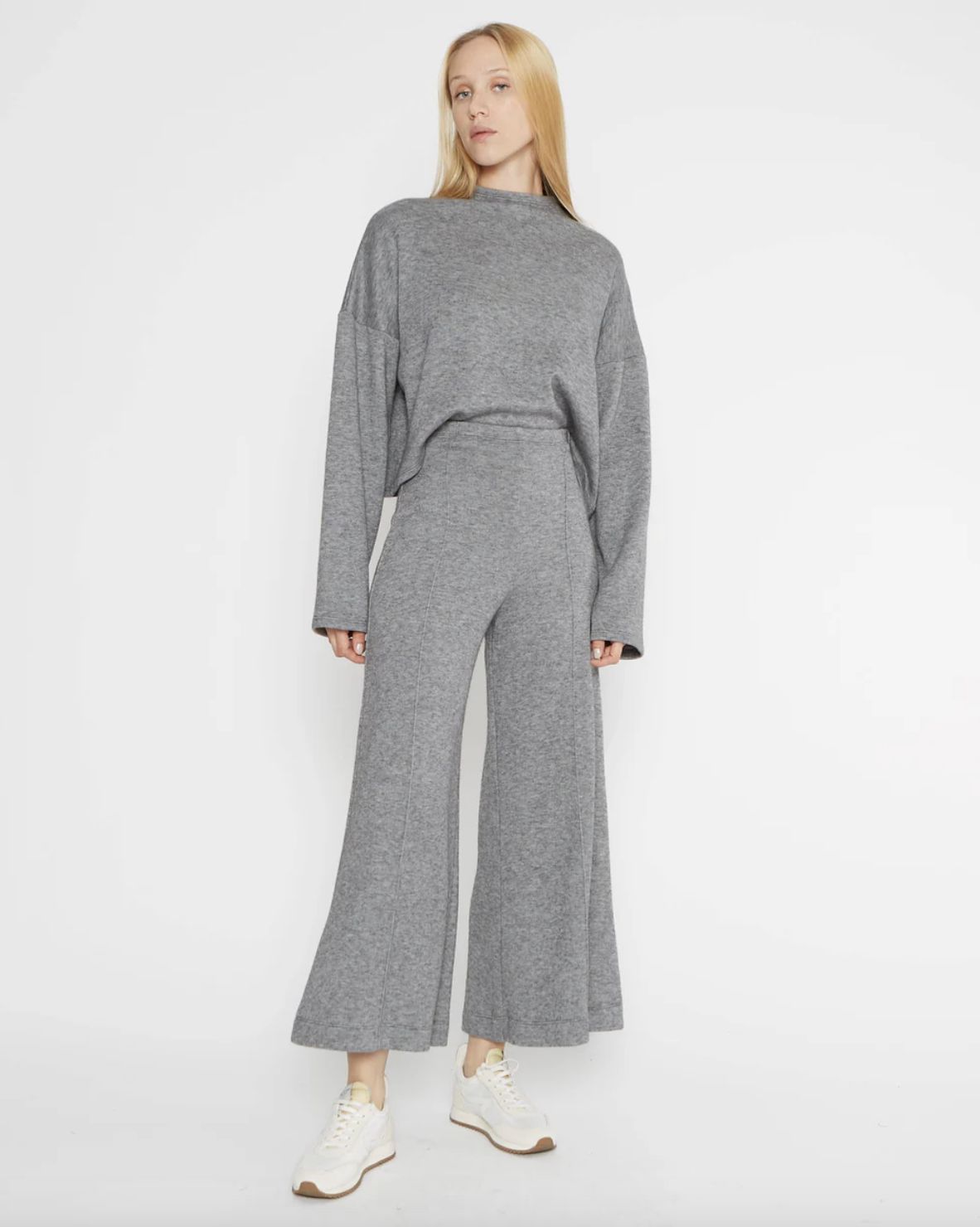 Ripley Rader Sweater Knit Wide Leg Crop Pant