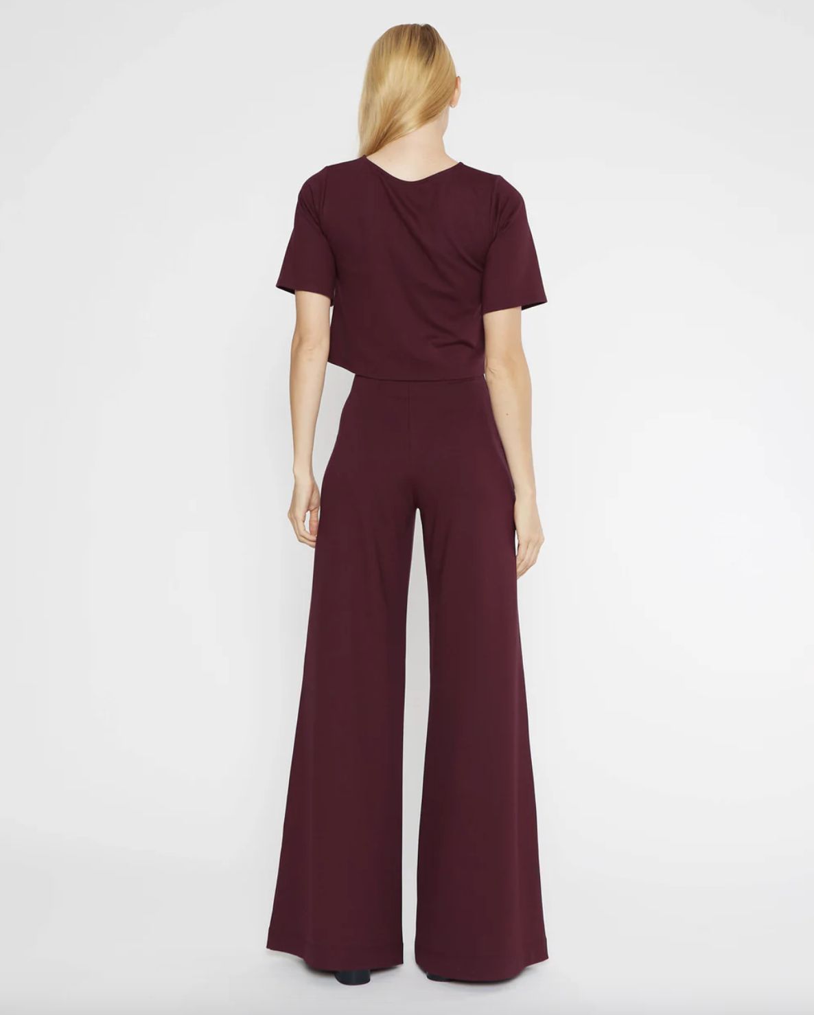 Ripley Rader Wide Leg Ponte Pant in Elderberry