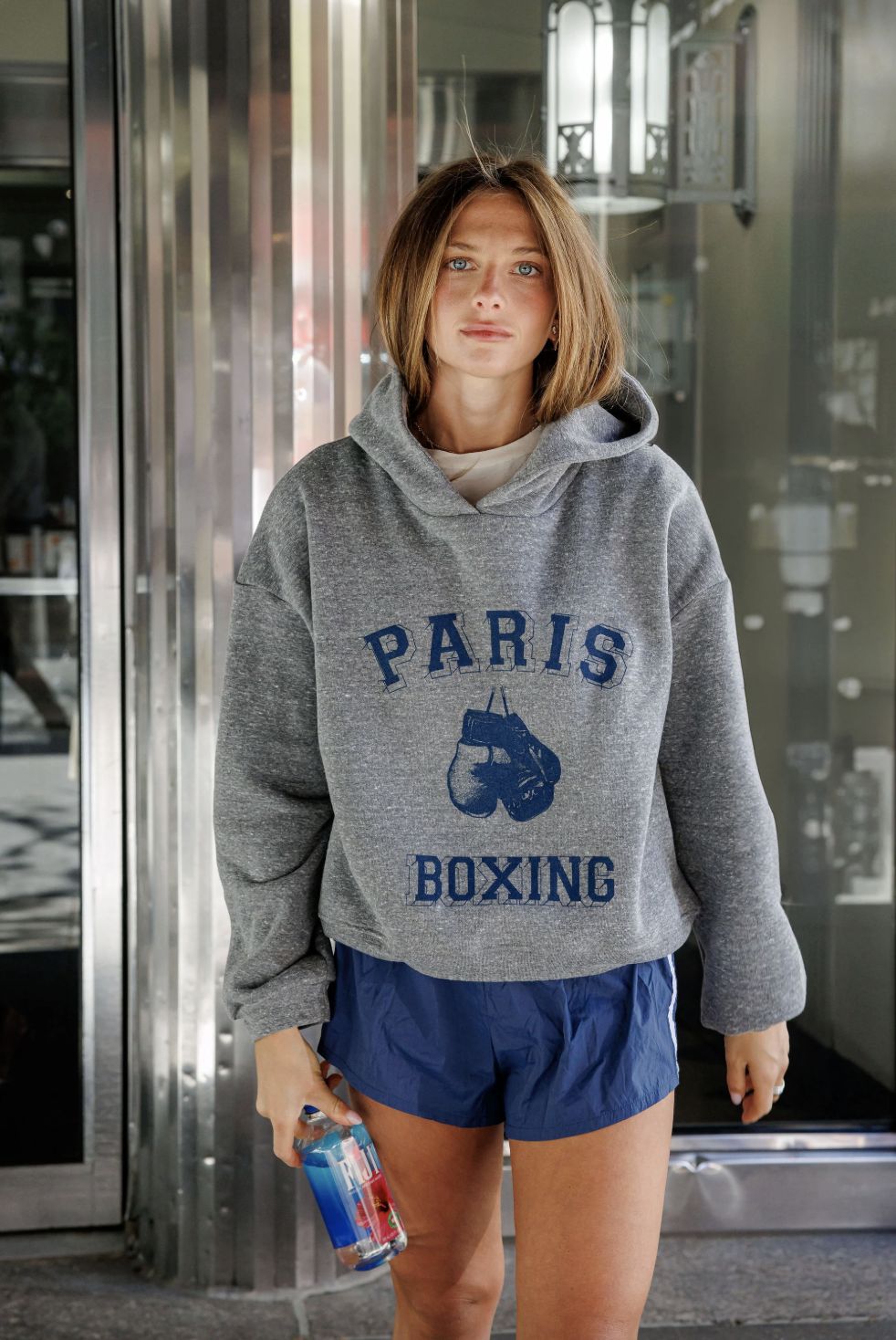 Sunny Somewhere Paris Boxing Hoodie