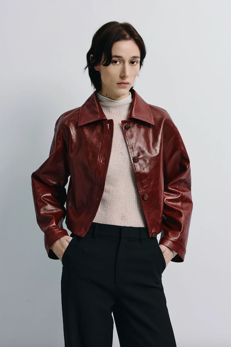 Rue Sophie Tonni Leather Jacket