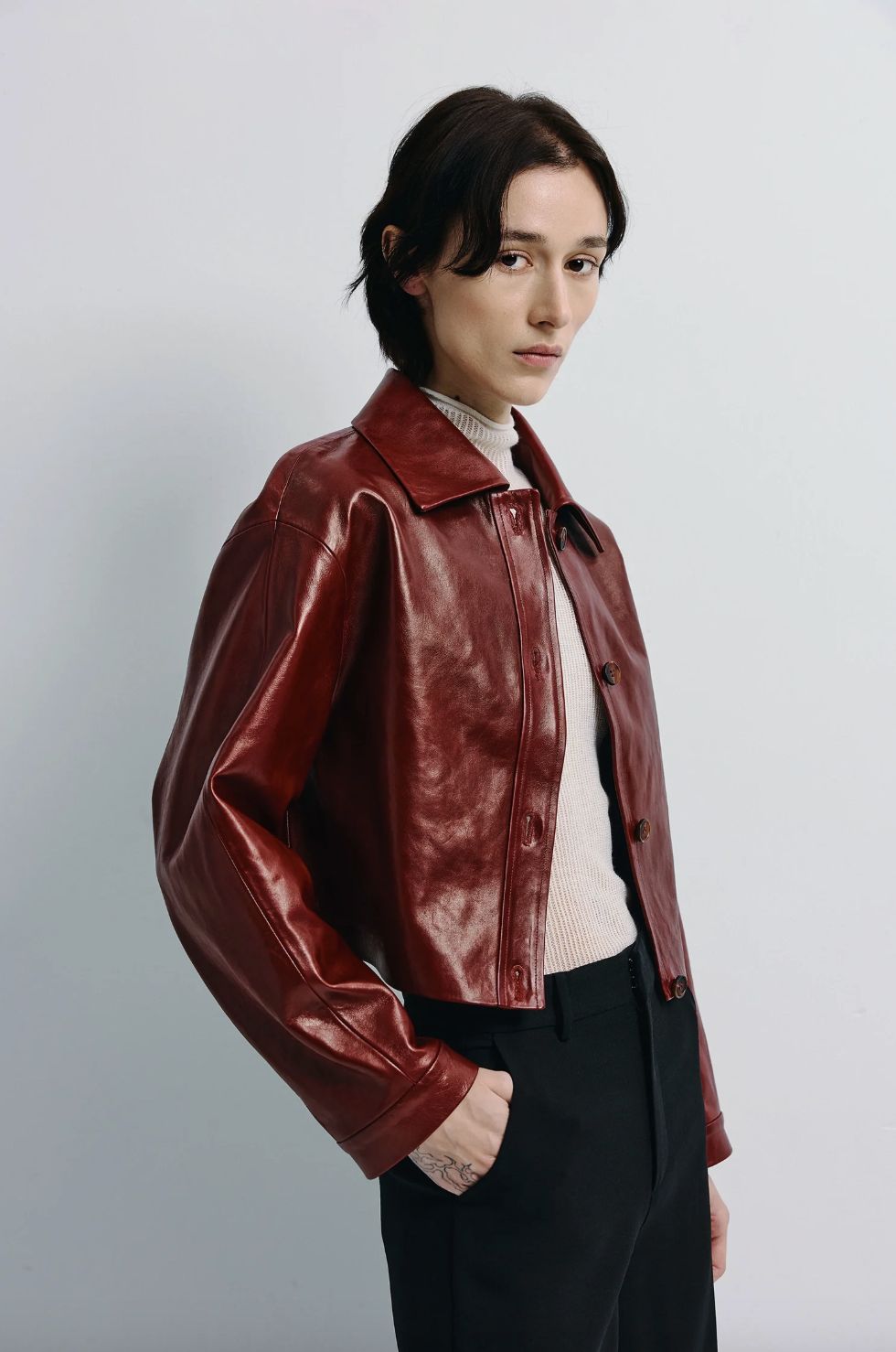 Rue Sophie Tonni Leather Jacket