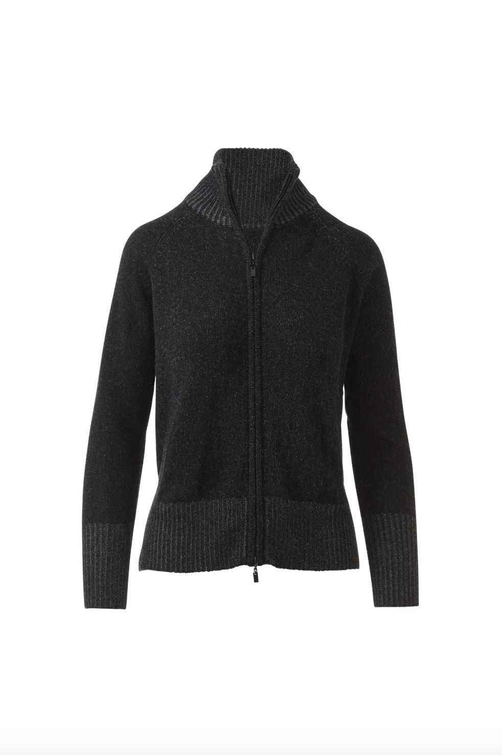 Kinross Plaited Zip Cardigan