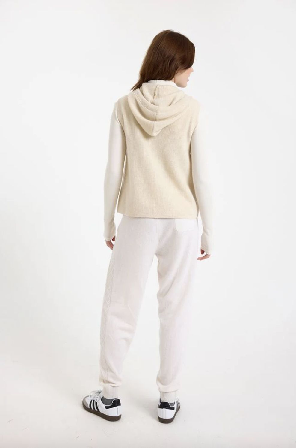 Brodie Cashmere Emily Sleeveless Hoodie