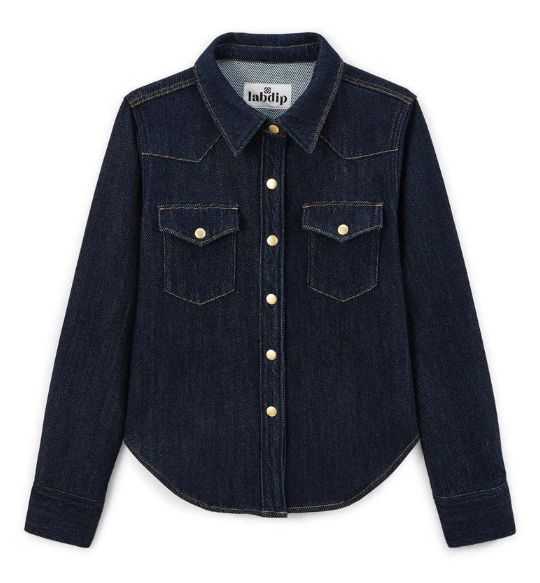Labdip Dalia Denim Shirt In Dark Blue
