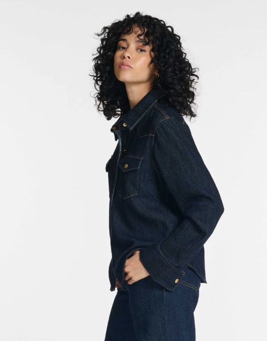 Labdip Dalia Denim Shirt In Dark Blue