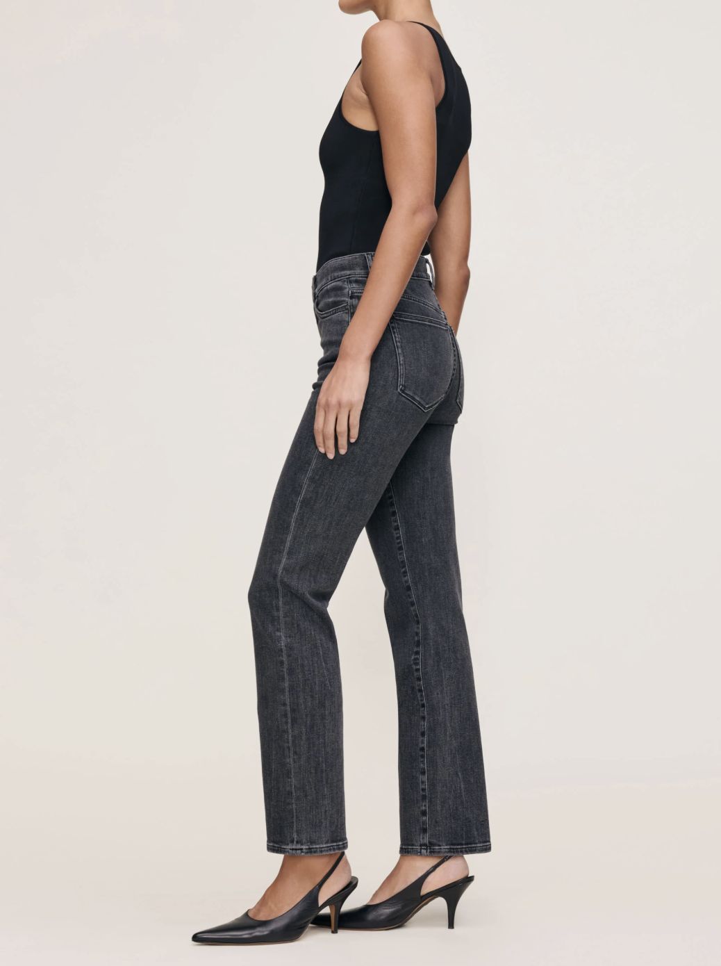 DL1961 Halle Straight Jean in Nightshade