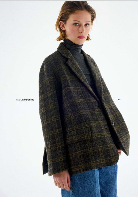 BellePiece London Plaid Blazer