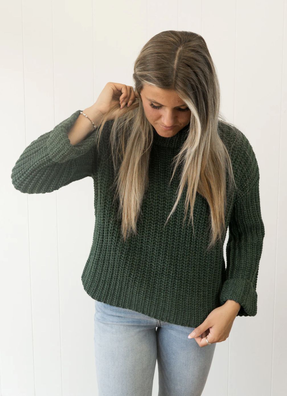 525 America Vida Shaker Turtleneck Sweater