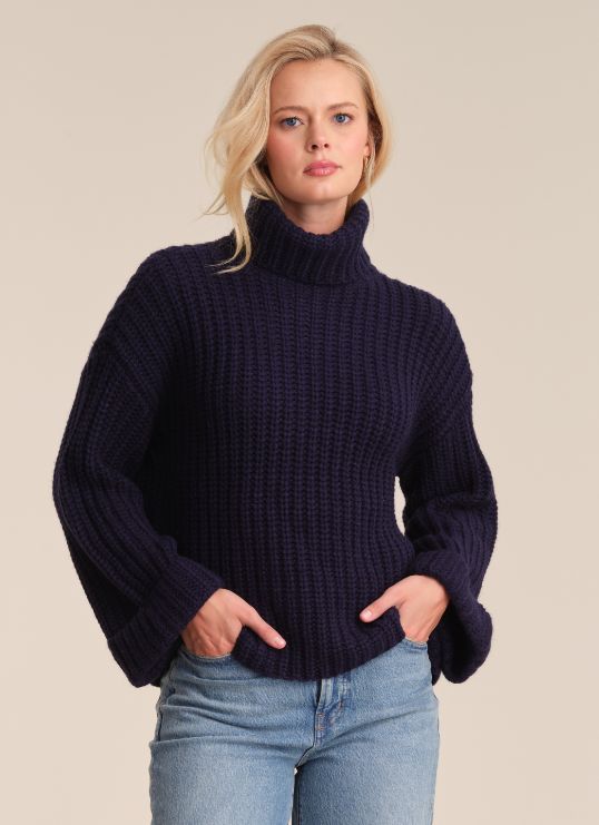 525 America Vida Shaker Turtleneck Sweater
