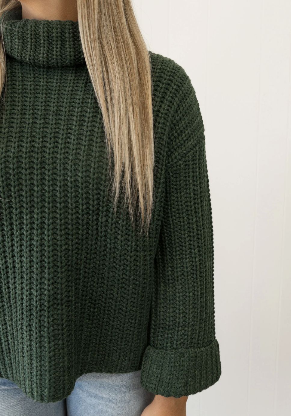 525 America Vida Shaker Turtleneck Sweater