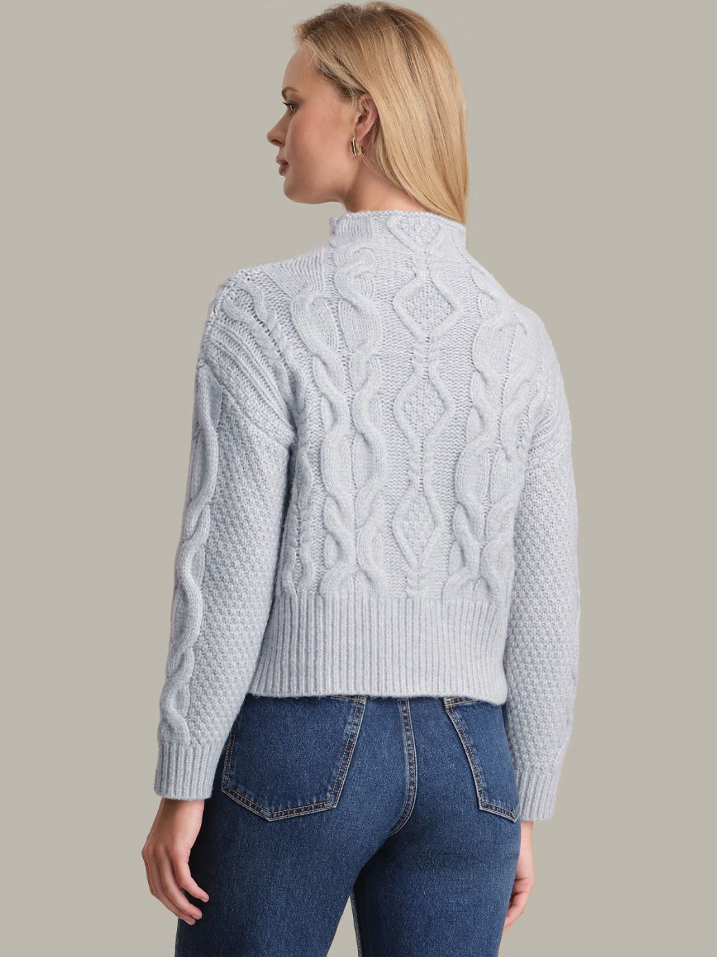 525 America Grace Cable Neck Sweater