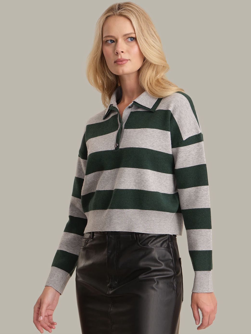 525 America Lennon Rugby Stripe Pullover