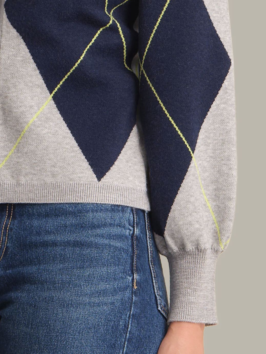 525 America Noelle Argyle Cardigan