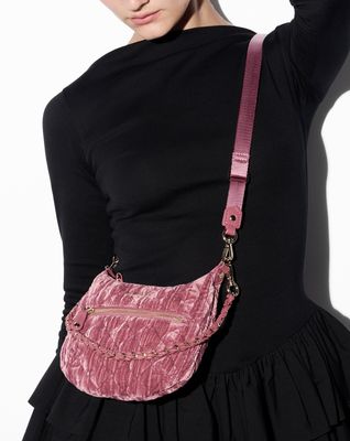 MZ Wallace Mini Crosby Sienna Bag in Petal Velvet