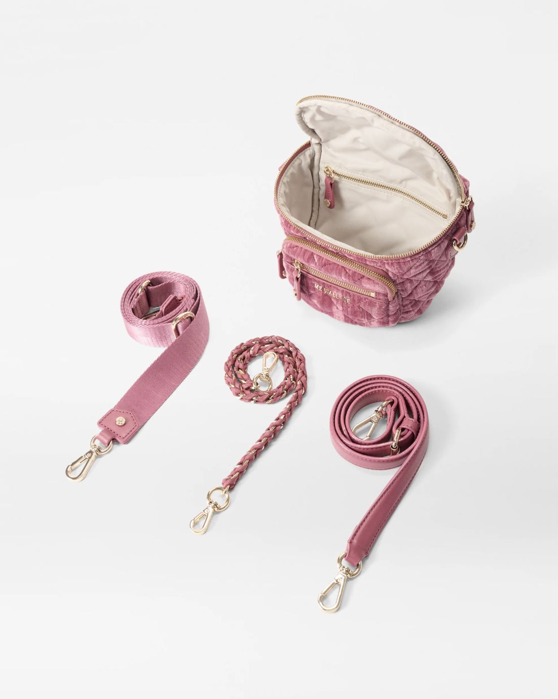 MZ Wallace Micro Crosby Sling in Petal Velvet