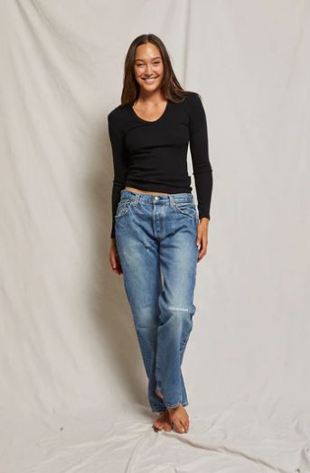 Perfect White Tee Robyn Long Sleeve Tee
