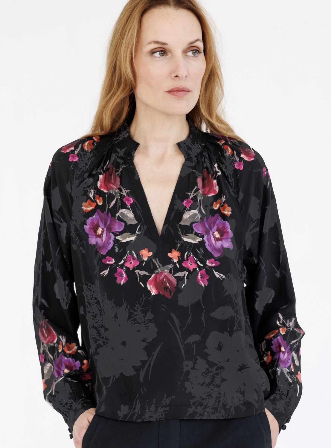 Go Silk Go Pleats Please Blouse