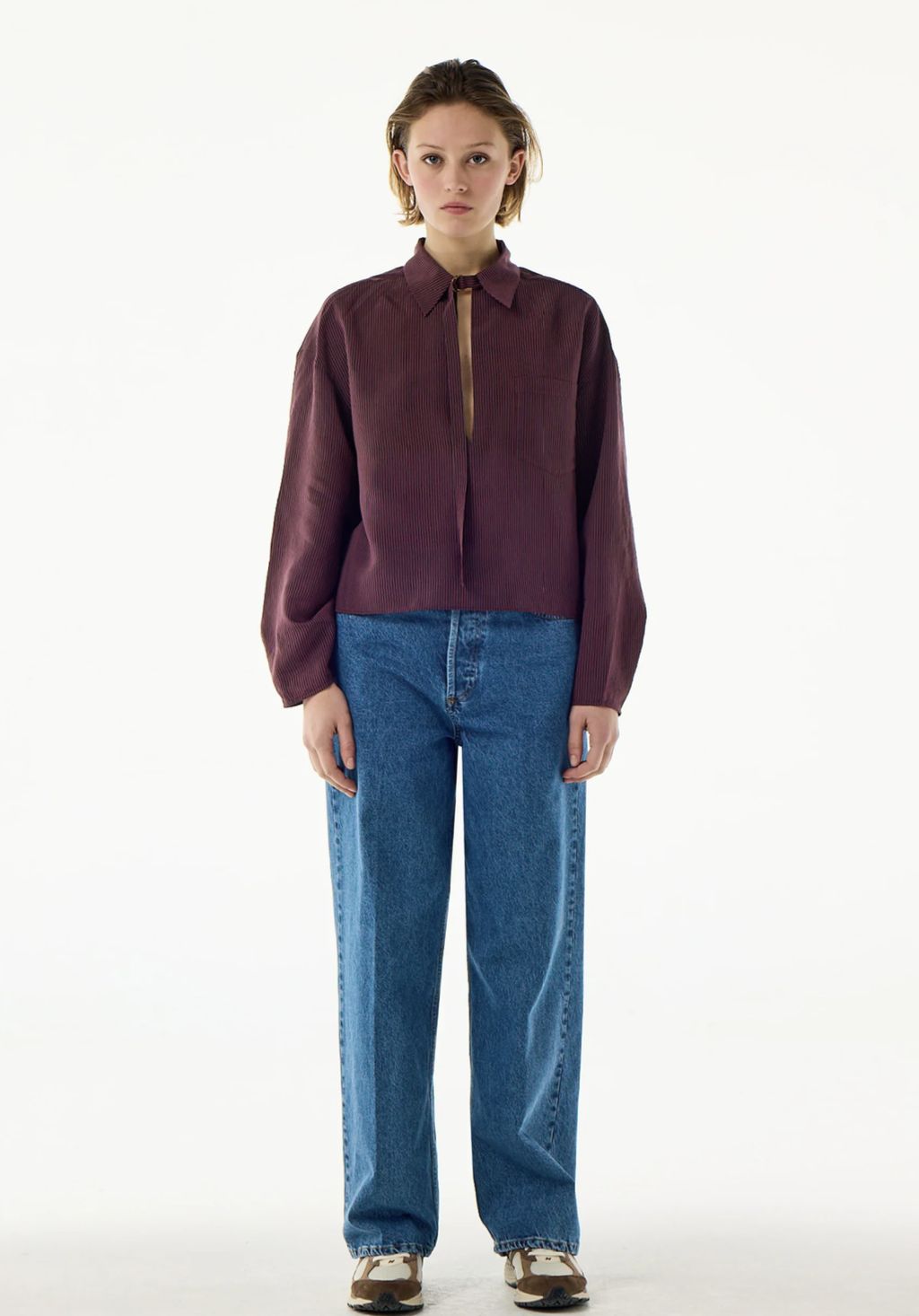 BellePiece Christies Blouse in Bordeaux