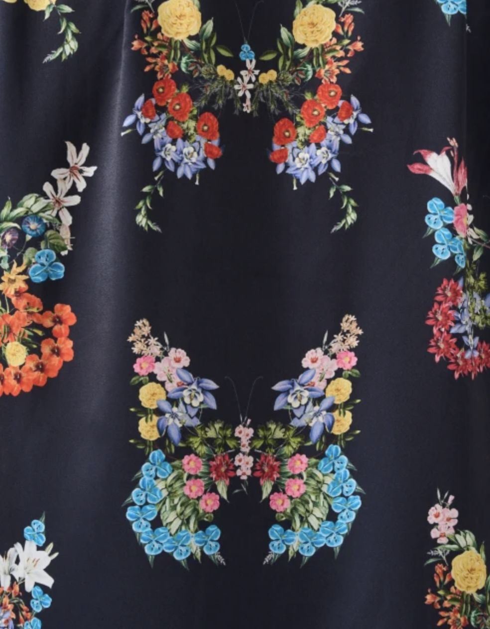 Vilagallo Butterfly Floral Blouse