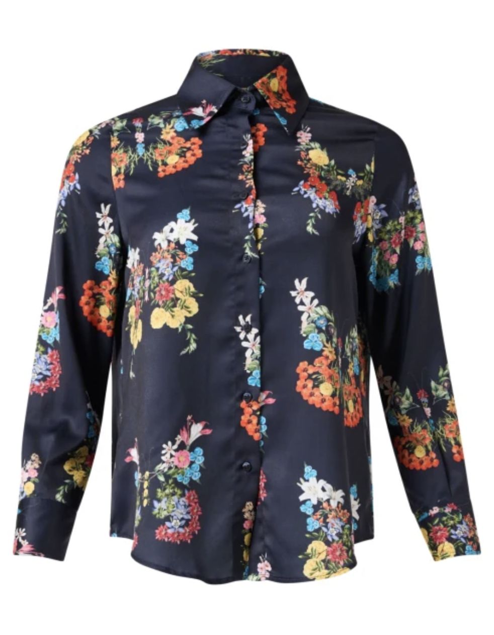 Vilagallo Butterfly Floral Blouse