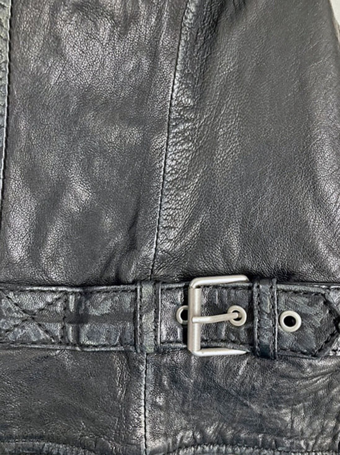 Mauritius Sofia Black Leather Jacket
