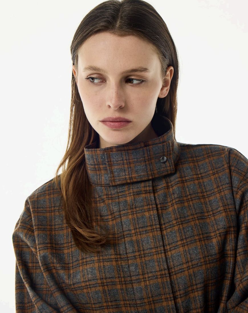 BellePiece Loic Plaid Blouse