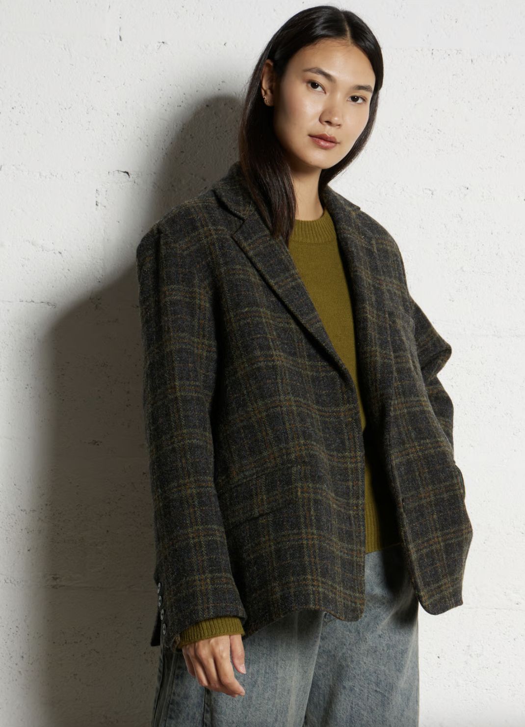 BellePiece London Plaid Blazer
