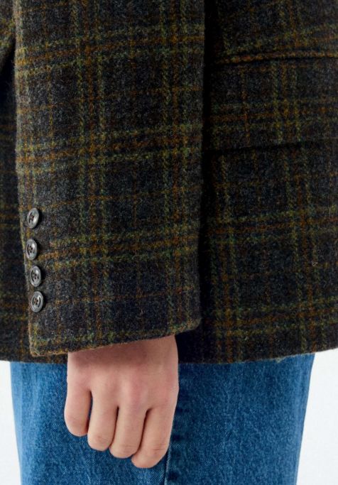 BellePiece London Plaid Blazer