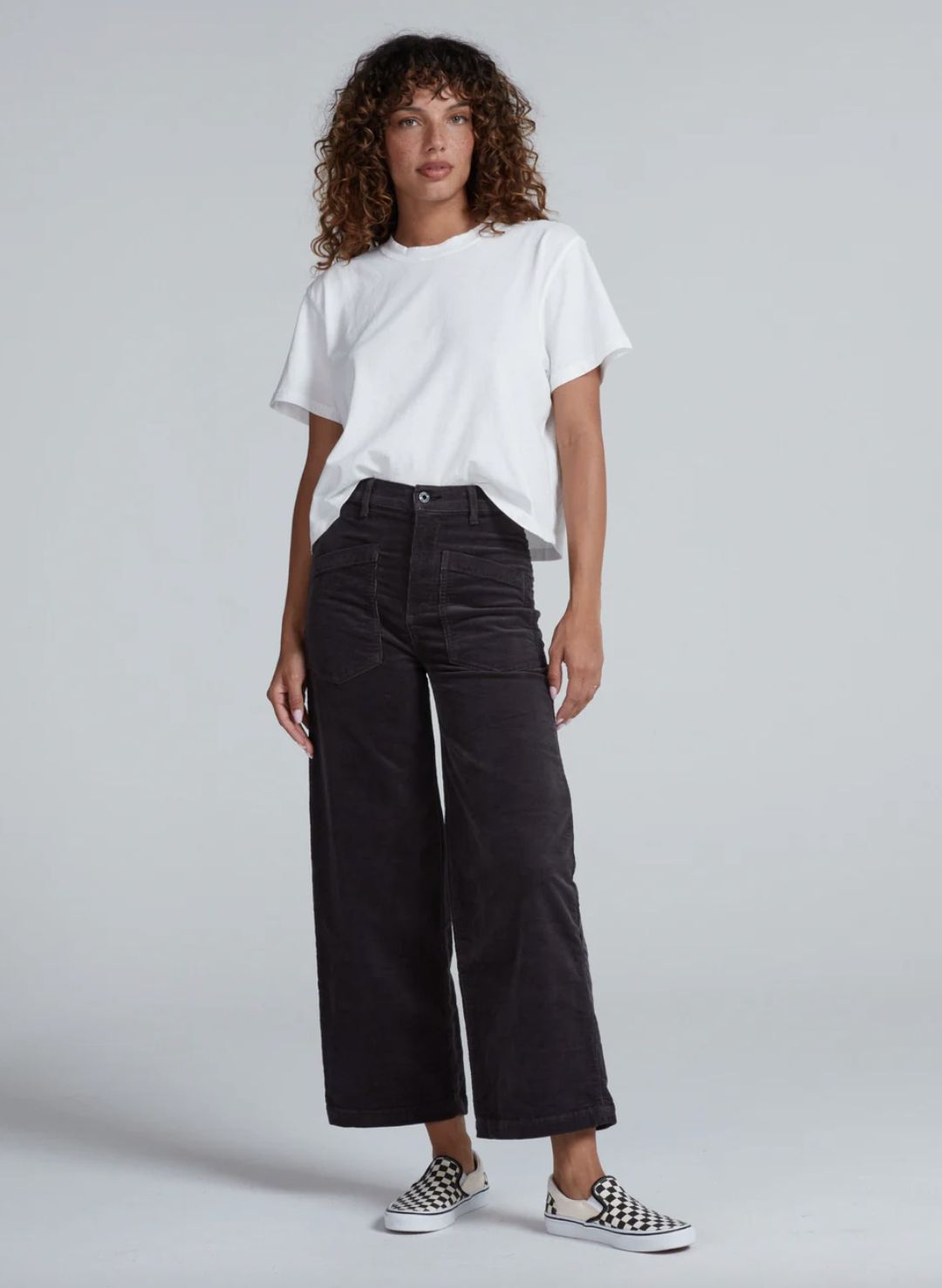 ASKK NY Virginia Corduroy in Charcoal