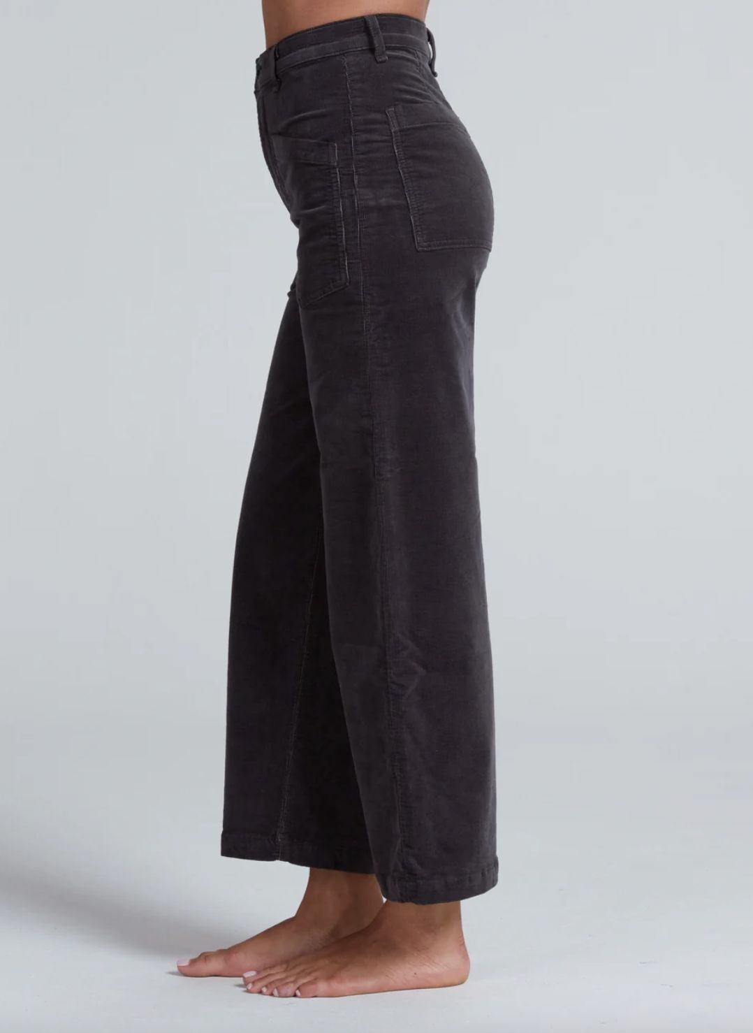 ASKK NY Virginia Corduroy in Charcoal